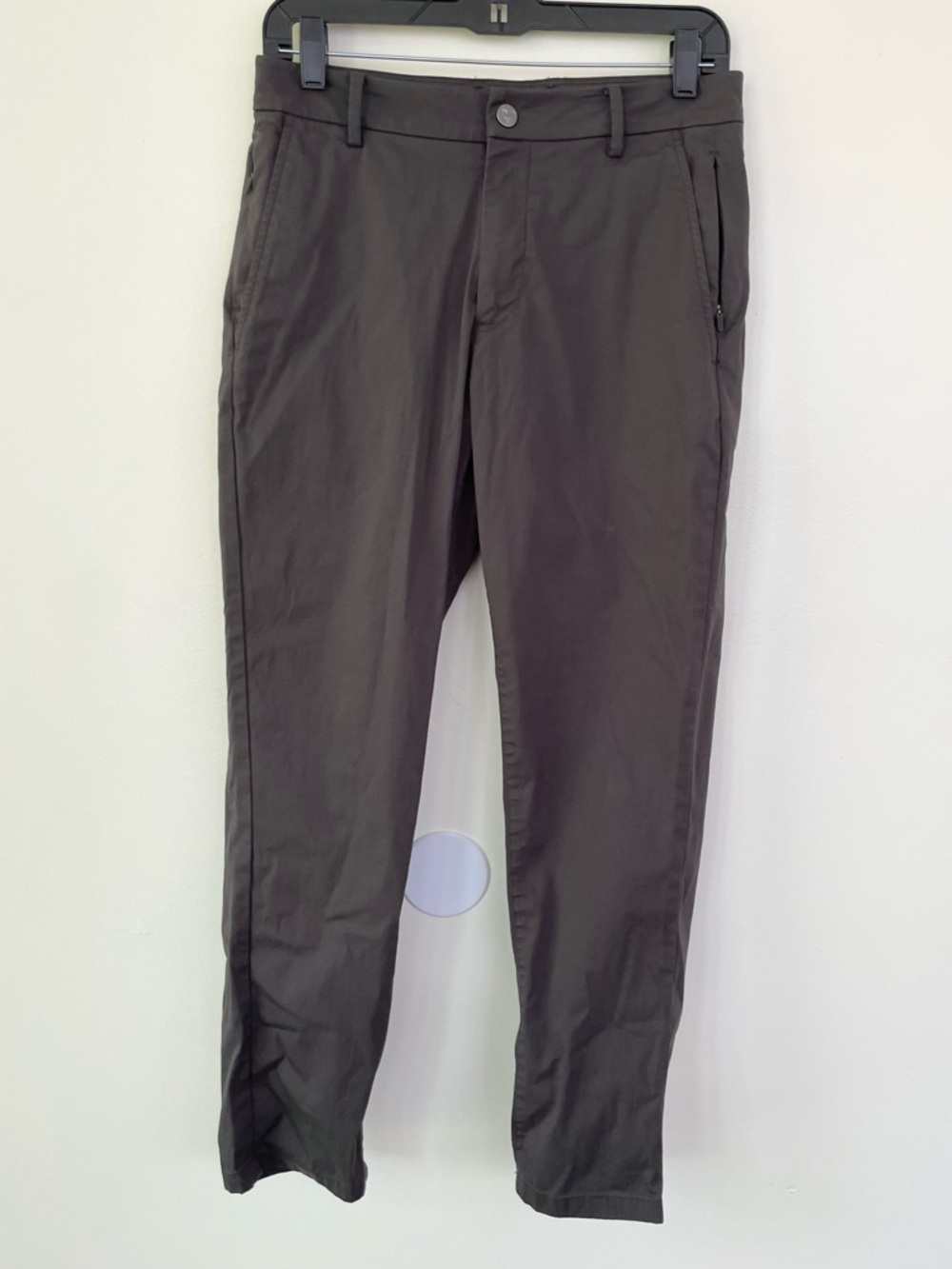 Birddogs Dark Grey Charcoal Taper Performance Wear Chino Pants size 30 x 28